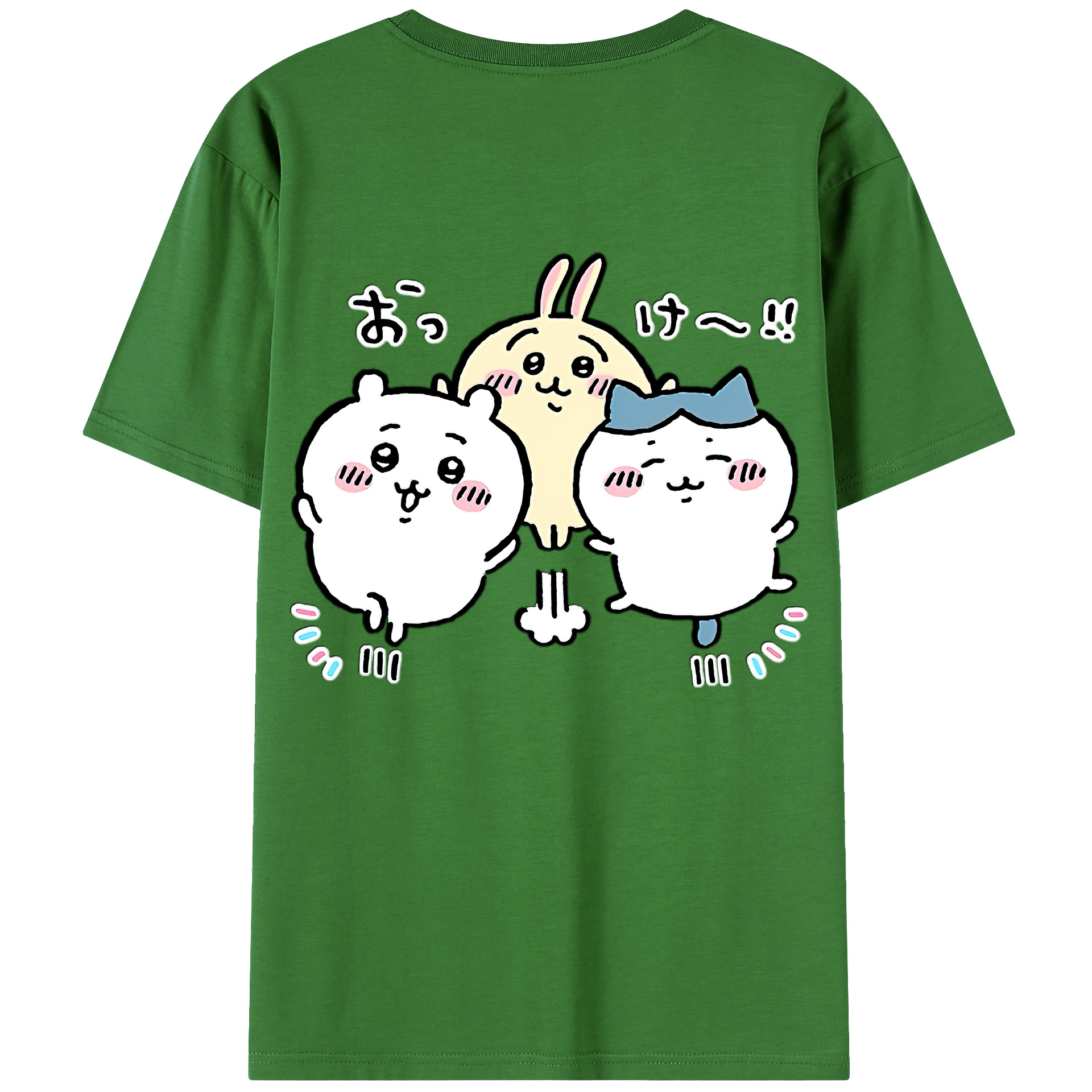 （画像用） ちいかわ ちいかわ Chii-kawa chiikawa レディース半袖Tシャツ(バックプリント)